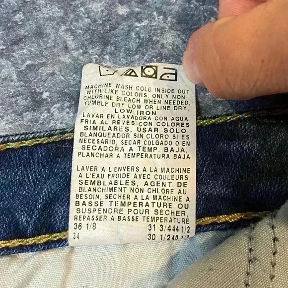 Wrangler Men's Rock 47 Ultra Low Rise Medium Wash Jeans‎ 30x30 - Picture 8 of 12